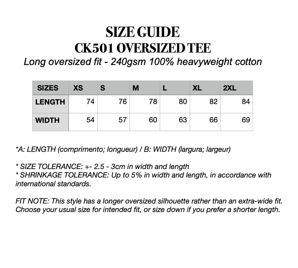 TYPE C(OOL) Lemon Lilac - Oversized Tee LIMITED EDITION