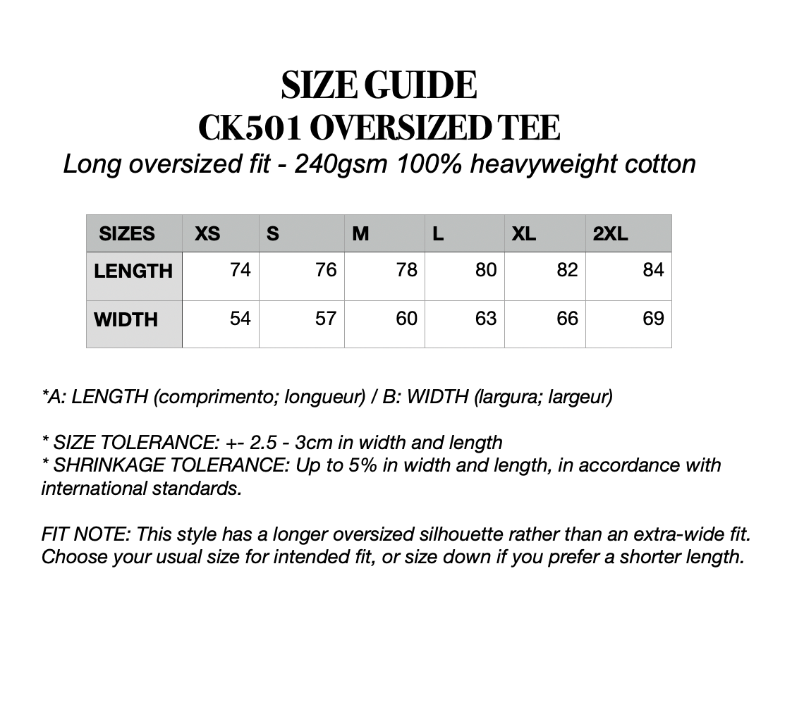 TYPE C(OOL) Lemon Lilac - Oversized Tee LIMITED EDITION