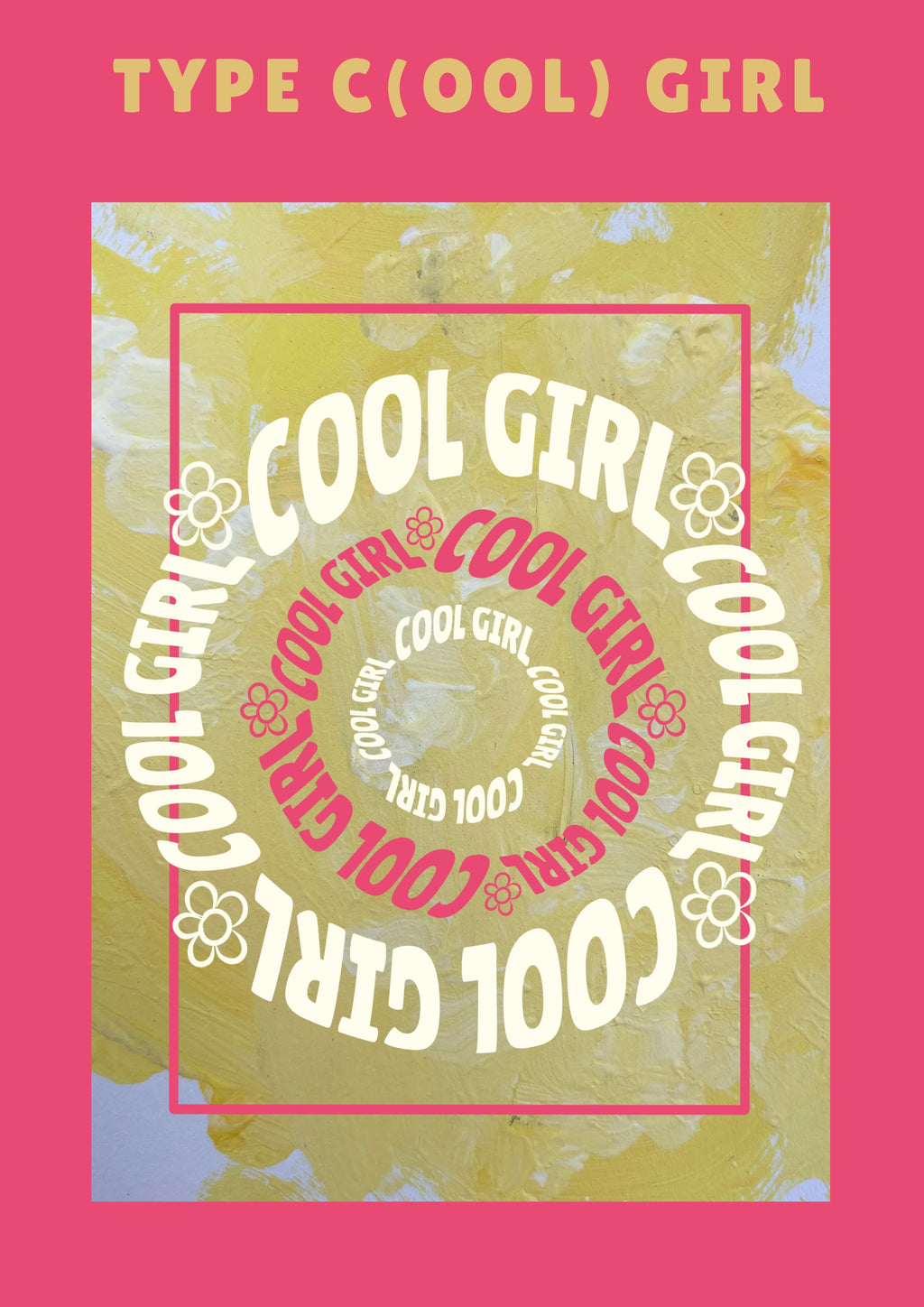 TYPE C(OOL) Barbie Yellow - Oversized Tee LIMITED EDITION