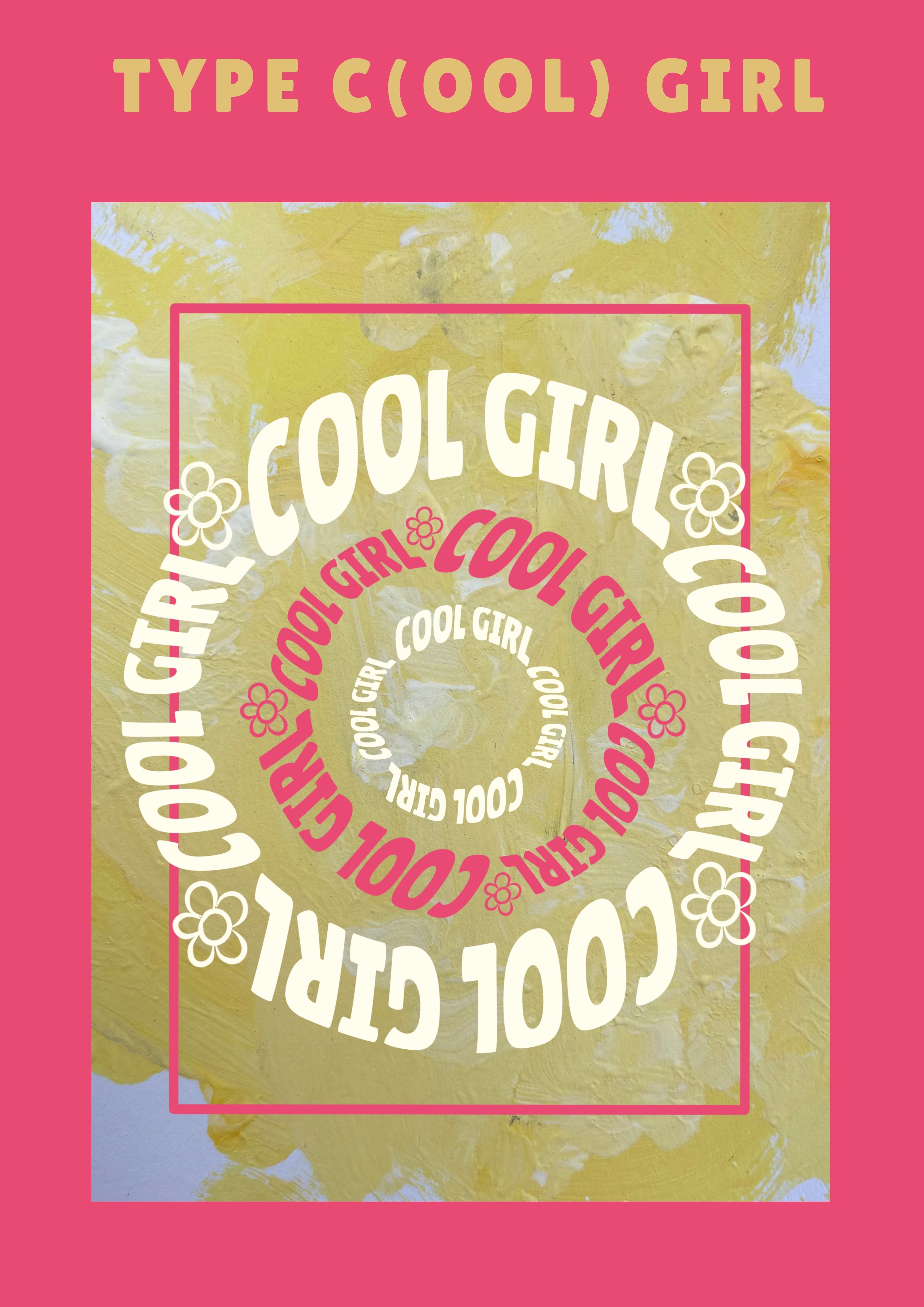TYPE C(OOL) Barbie Yellow - Oversized Tee LIMITED EDITION