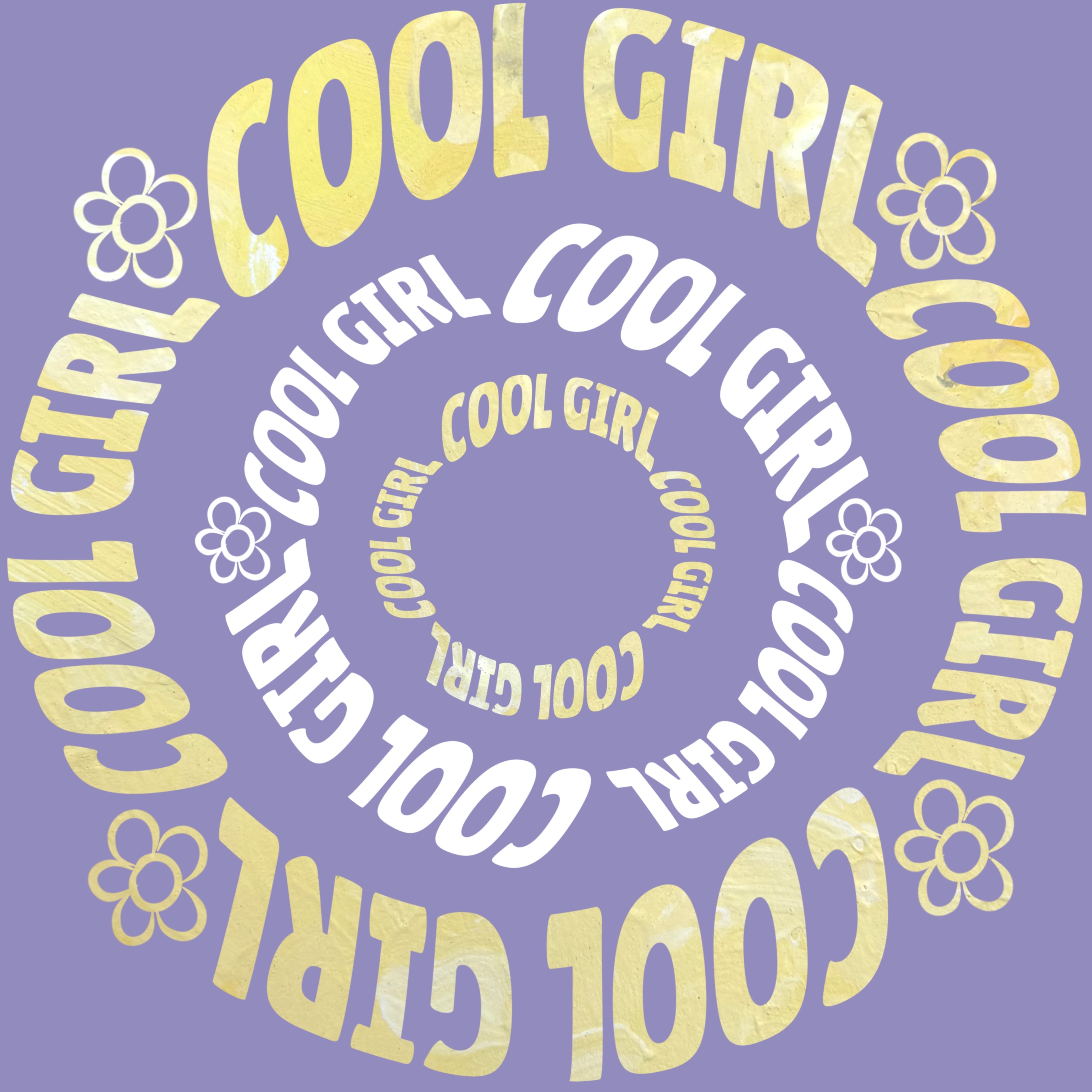 TYPE C(OOL) Lavender Yellow - Oversized Tee