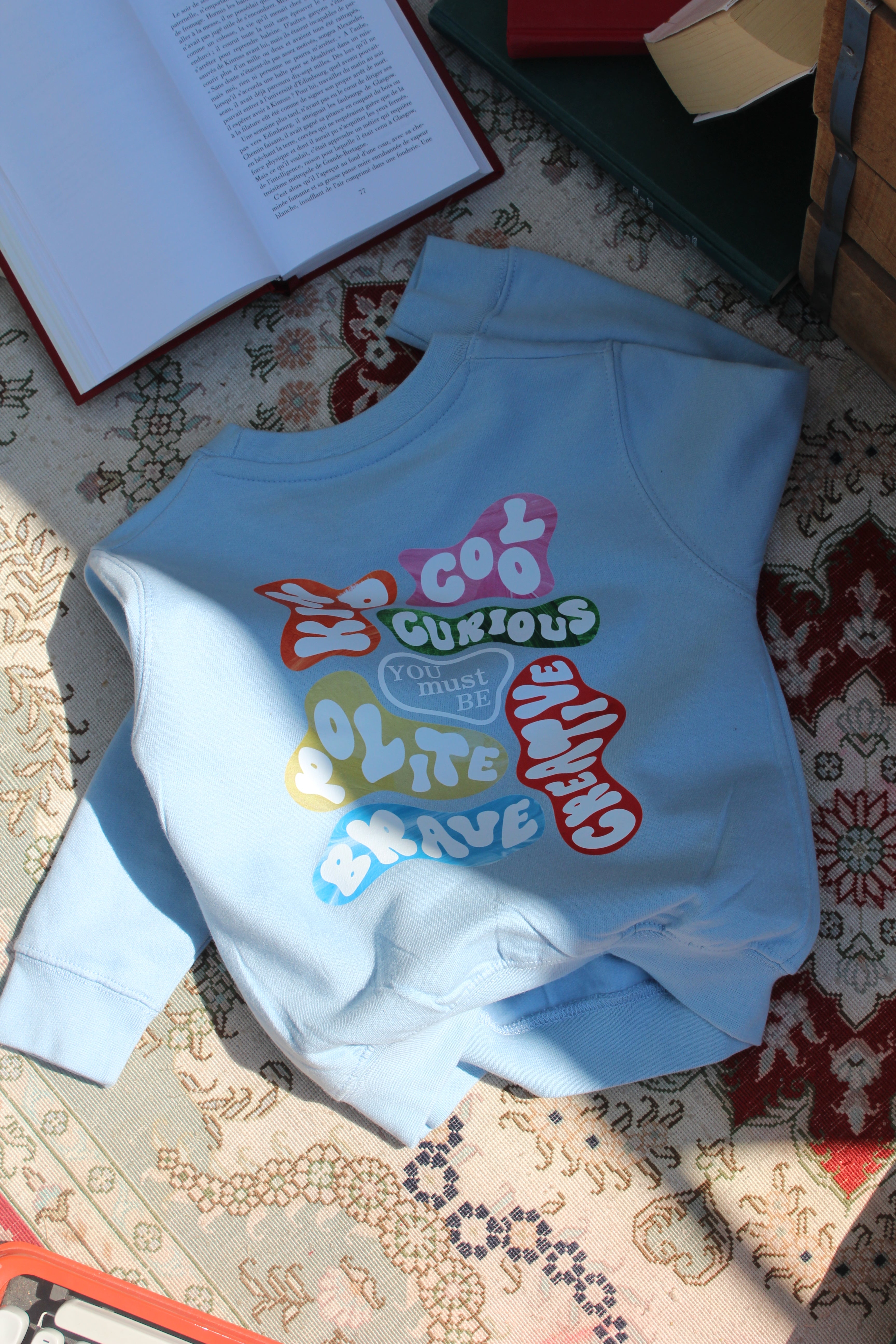 Club Member - CK401 Kid Sweatshirt Baby Blue