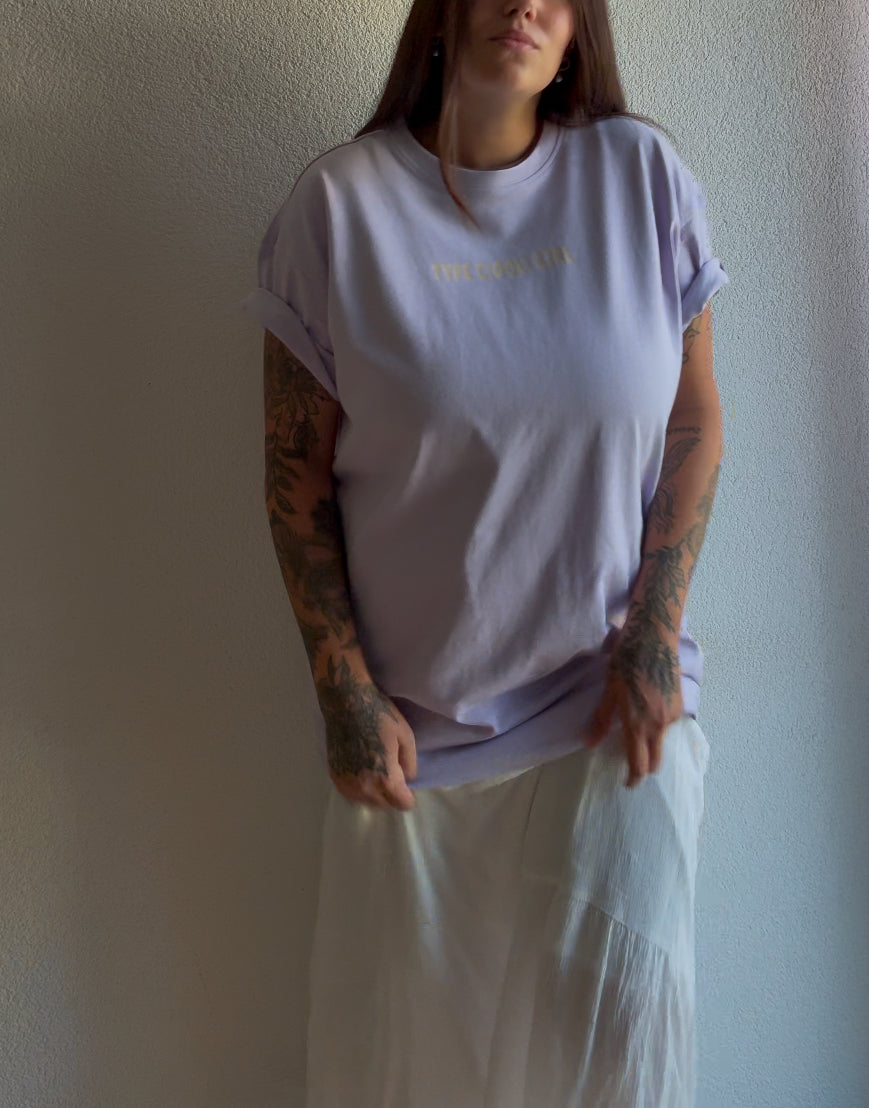 TYPE C(OOL) Lavender Yellow - Oversized Tee