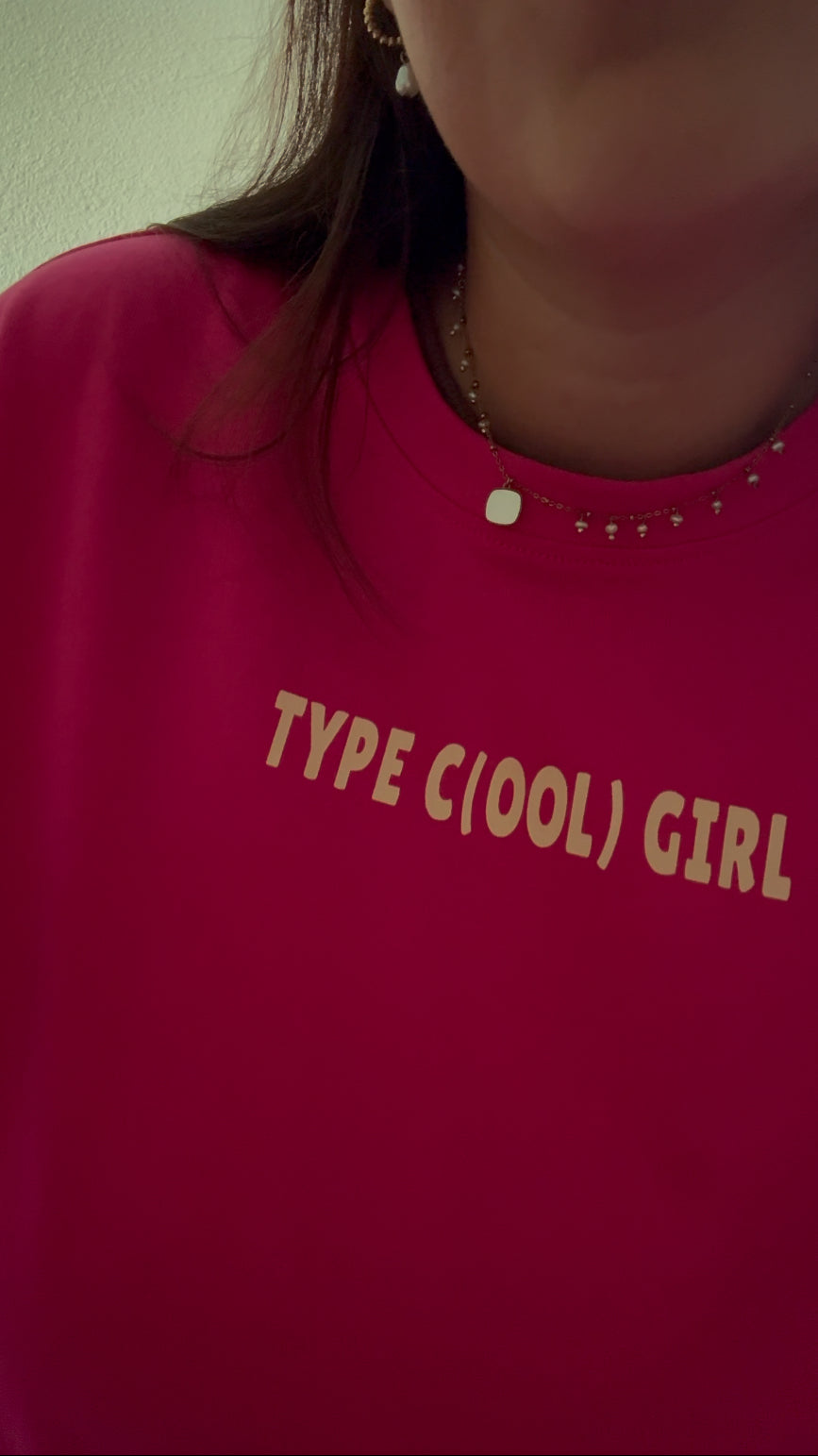 TYPE C(OOL) Barbie Yellow - Oversized Tee LIMITED EDITION