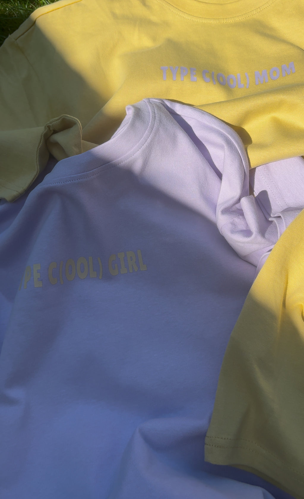 TYPE C(OOL) Lavender Yellow - Oversized Tee